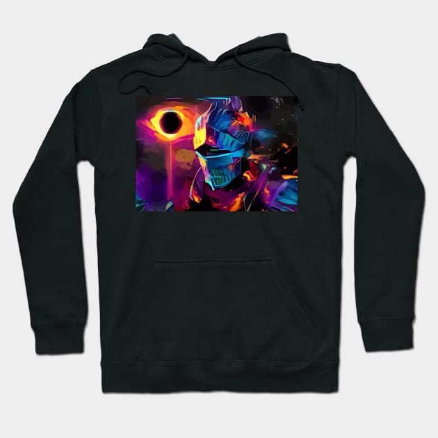 Neon Ashen One Hoodie by hustlart